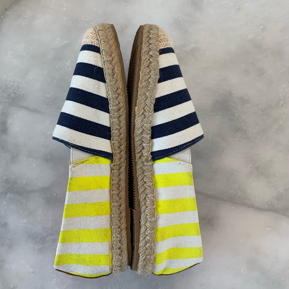 Walnut Melbourne Neon Striped Espadrilles. 6